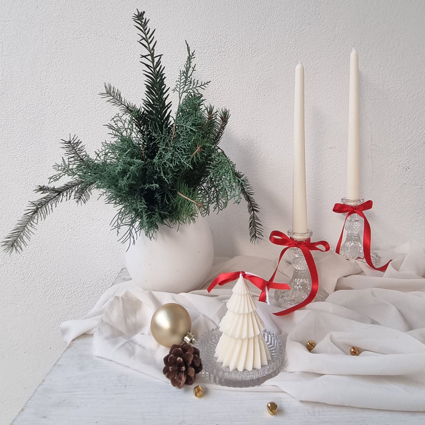 Candela Artigianale in Cera di Soia - Albero di Natale