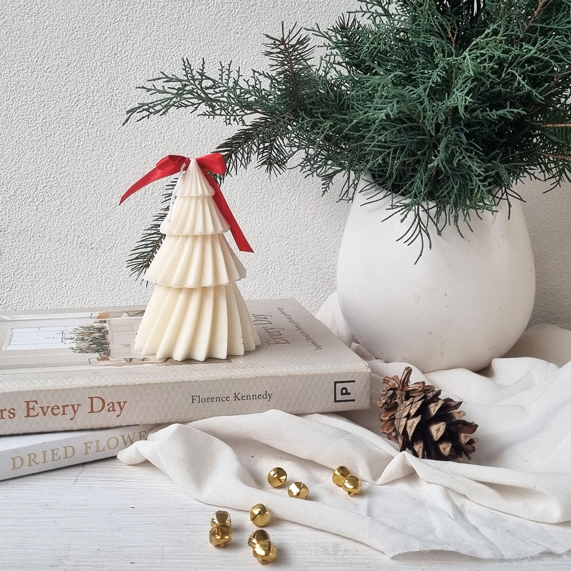 Candela Artigianale in Cera di Soia - Albero di Natale