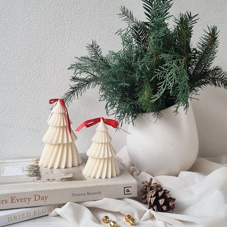 Candela Artigianale in Cera di Soia - Albero di Natale