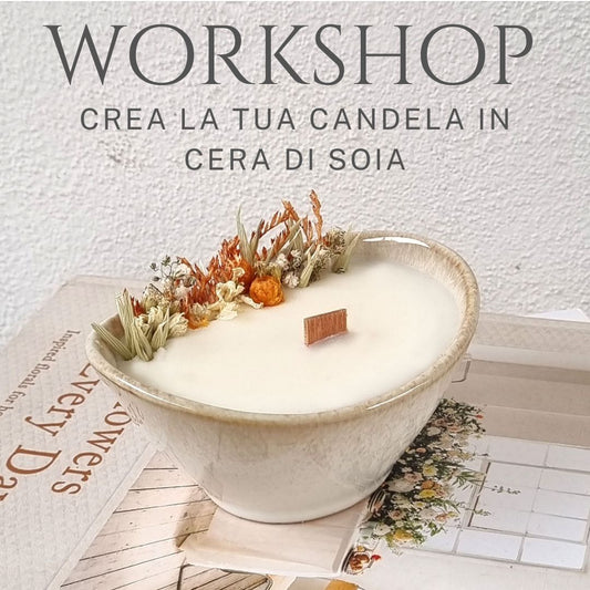 Workshop: Crea la tua candela in cera di soia