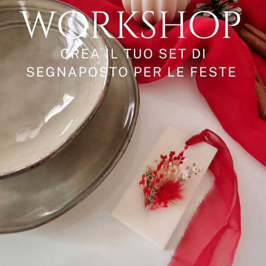 Workshop: Crea il tuo set di segnaposto per le feste